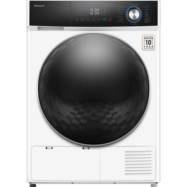 Сушильная машина Weissgauff WD 6108 Heat Pump белый