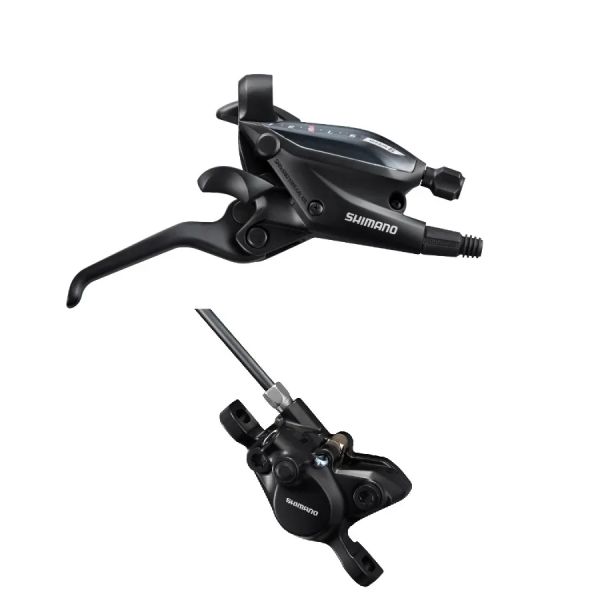 Тормоз дисковый Shimano ST-EF505/BR-MT200 черный задний